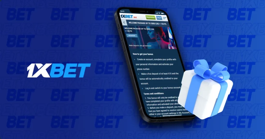 Registration with promo codes at 1xBet Singapore