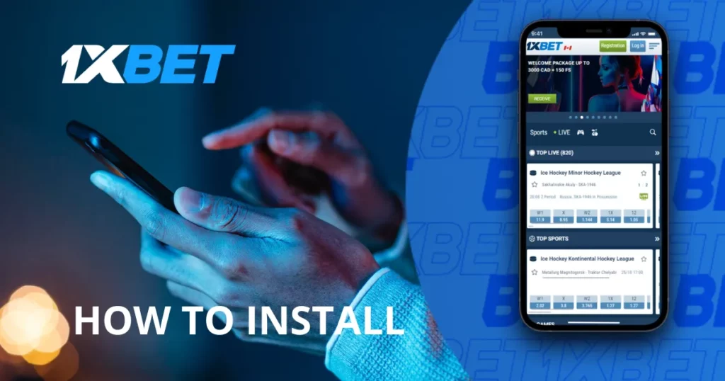 Instructions how to install 1xBet mobile app on iOS