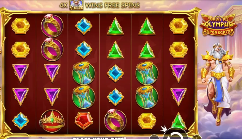 Gates of Olympus slot at 1xBet Singapore